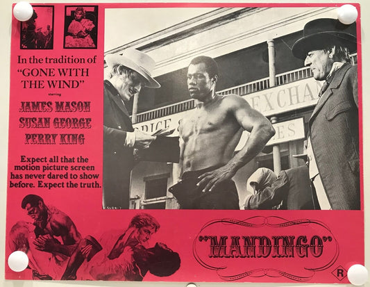 ORIGINAL LOBBY CARDS - MANDINGO - 1975 - set of 8