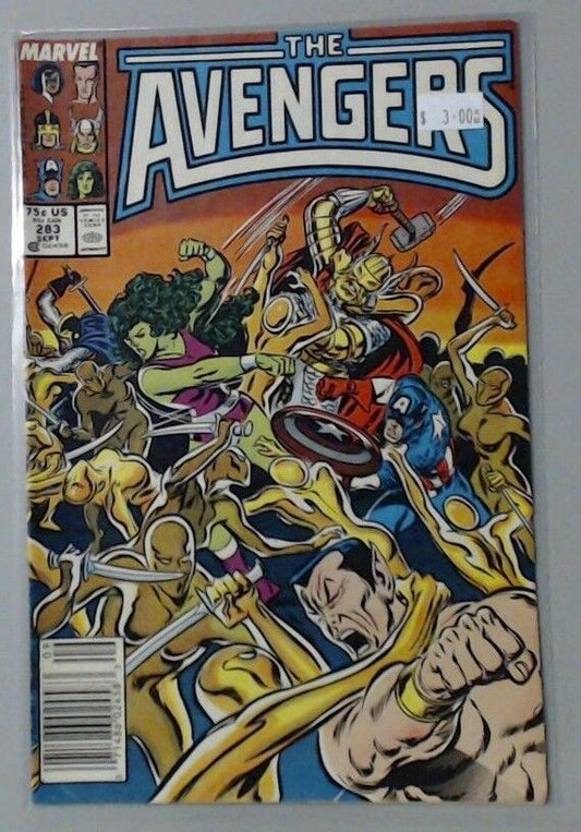 COMIC BOOK -- IRON MAN HULK CAPTAIN AMERICA THE AVENGERS MARVEL #283