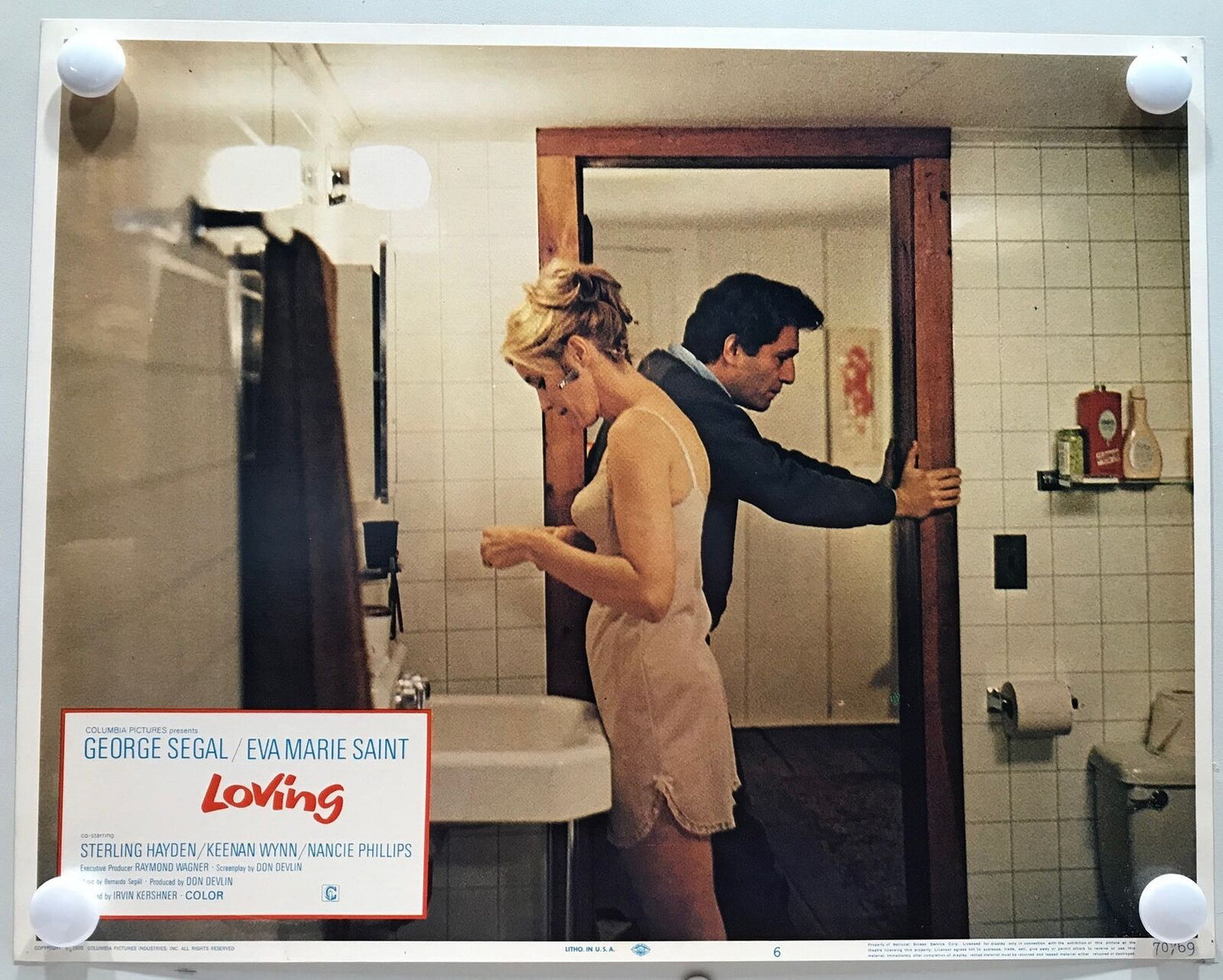 ORIGINAL LOBBY CARDS - LOVING - 1970 - set of 8