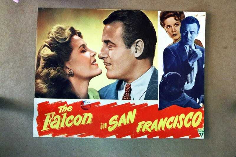 ORIGINAL LOBBY CARD - FALCON IN SAN FRANCISCO - 1945