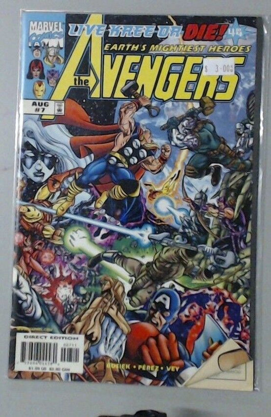 COMIC BOOK -- IRON MAN HULK CAPTAIN AMERICA THE AVENGERS MARVEL #7