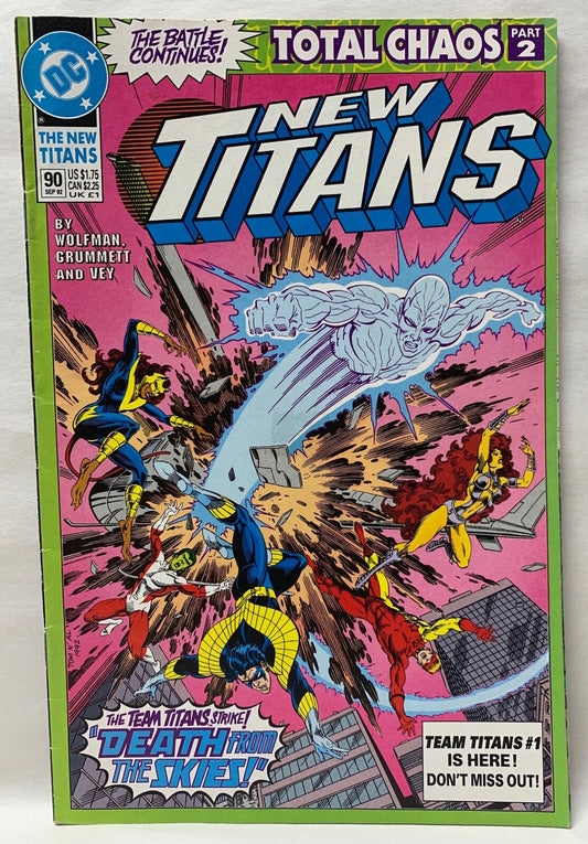 COMIC BOOK - NEW TITANS #90