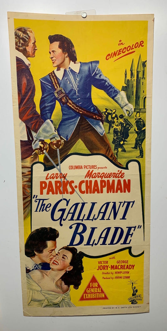 ORIGINAL DAYBILL MOVIE POSTER - THE GALLANT BLADE – 1948