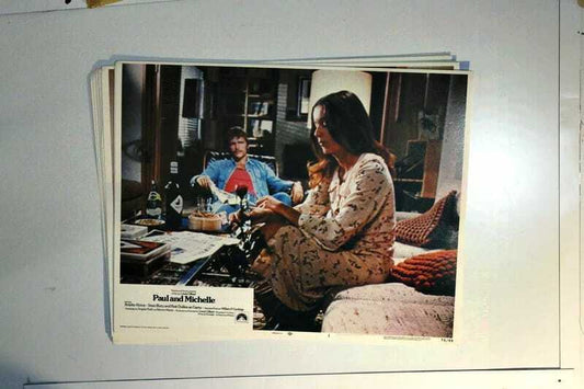 ORIGINAL LOBBY CARDS - PAUL AND MICHELLE - 1974 - set of 8