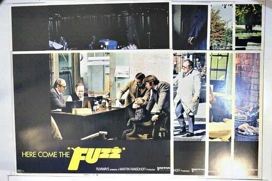 ORIGINAL LOBBY CARDS - FUZZ - 1972 - set of 8