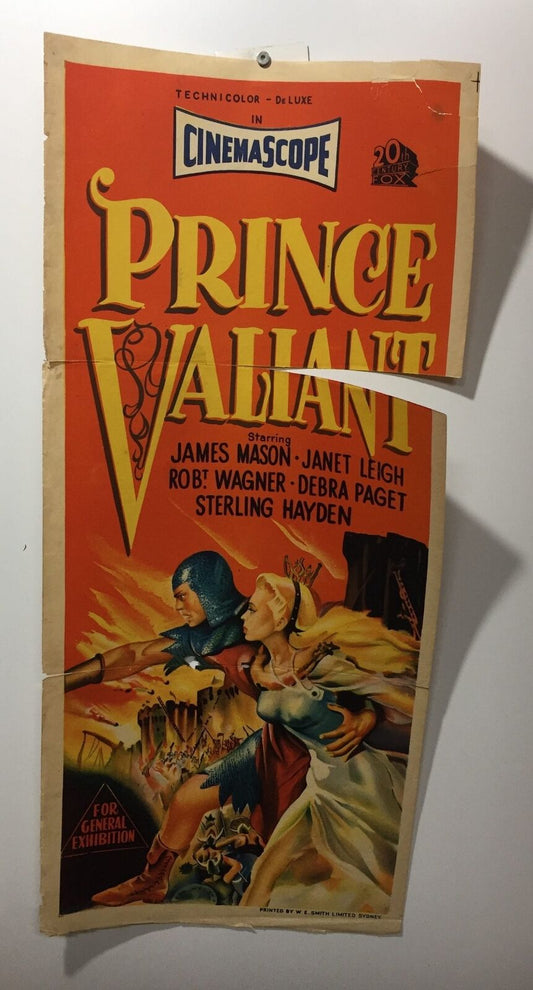 ORIGINAL DAYBILL MOVIE POSTER - PRINCE VALIANT