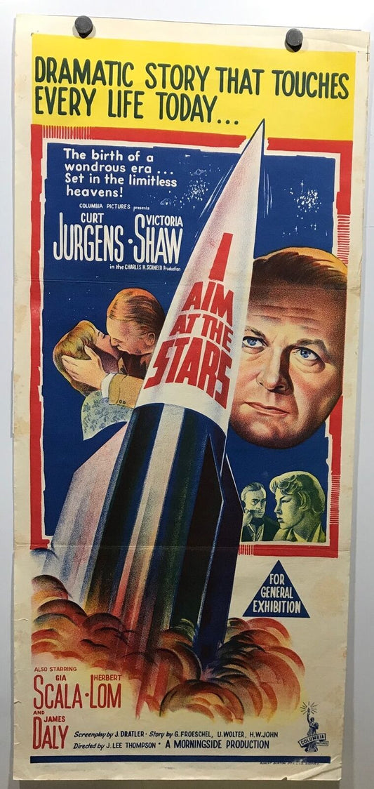 ORIGINAL DAYBILL MOVIE POSTER - I AIM AT THE STARS