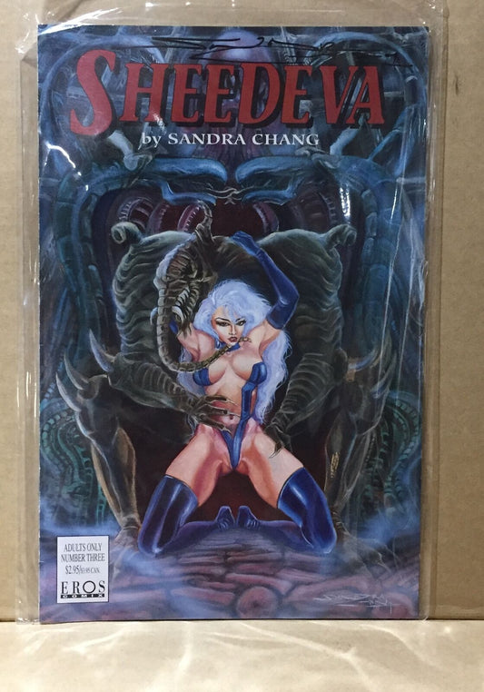 Sheedeva Sandra Chang Signed Comic Book ADULT C