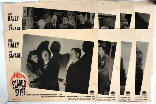 ORIGINAL LOBBY CARDS - SCARED STIFF - 1945 - set of 8