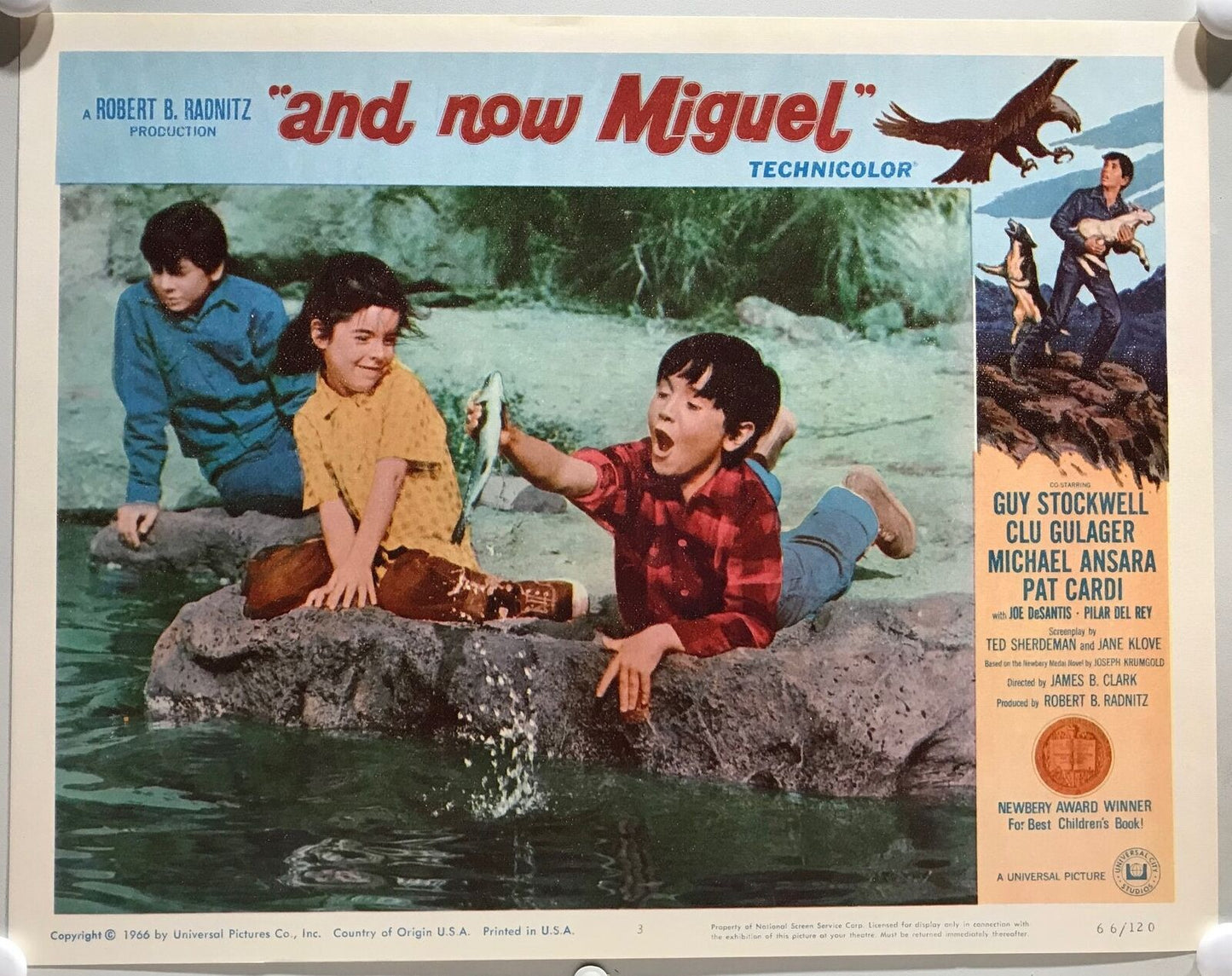 ORIGINAL LOBBY CARDS - AND NOW MIGUEL - 1966 - set of 8