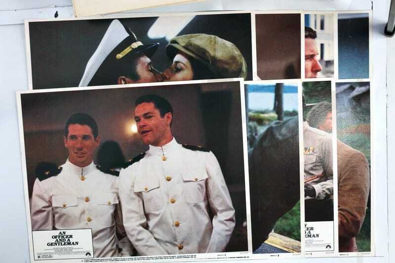 ORIGINAL LOBBY CARDS - AN OFFICER AND A GENTLEMAN - 1982 - set of 8