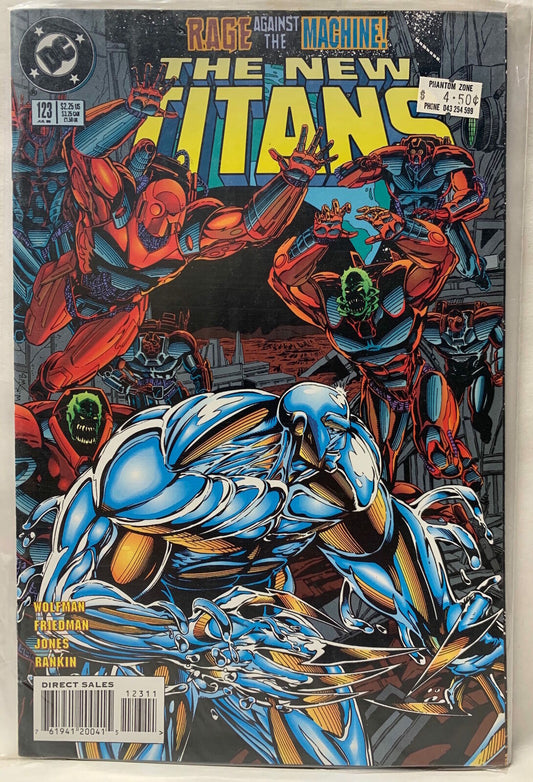 COMIC BOOK - THE NEW TEEN TITANS #123