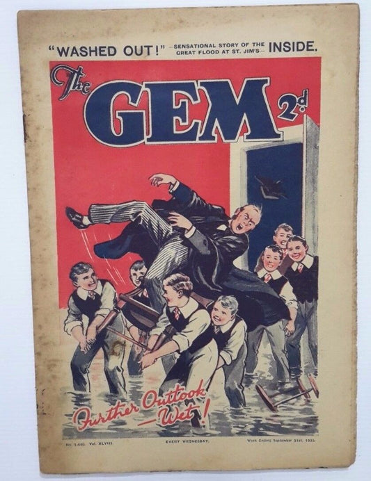 The Gem 1440 September 21st 1935 Magazine Book Comic