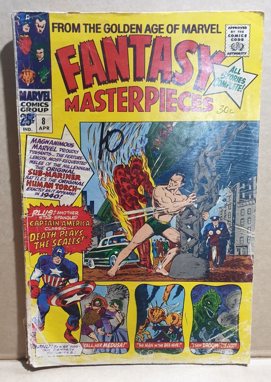 COMIC BOOK - FANTASY MASTERPIECE #8 CAPTAIN AMERICA MARVEL