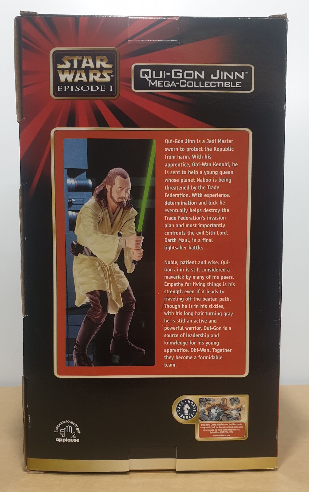 STAR WARS - APPLAUSE Inc - EPISODE 1 - QUI-GON JINN - Mega-Collectible