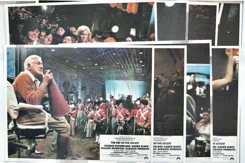 ORIGINAL LOBBY CARDS - THE DAY OF THE LOCUST - 1975 - set of 8