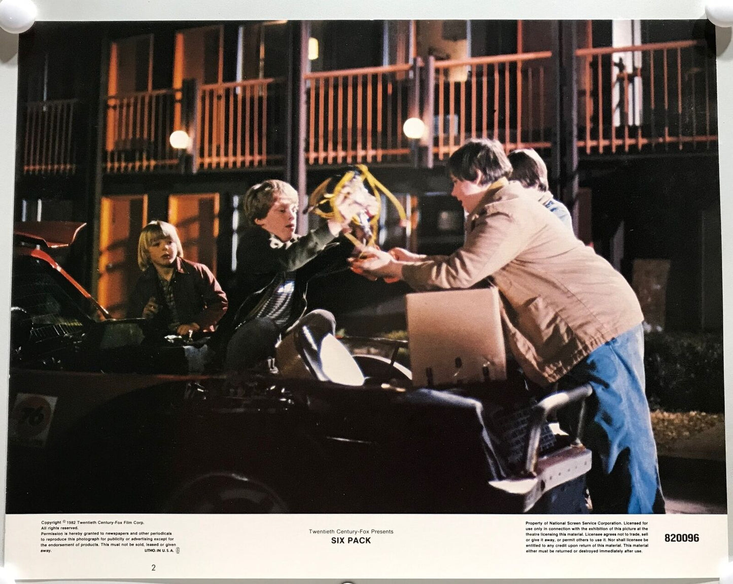 ORIGINAL LOBBY CARDS - SIX PACK - 1982 - set of 8