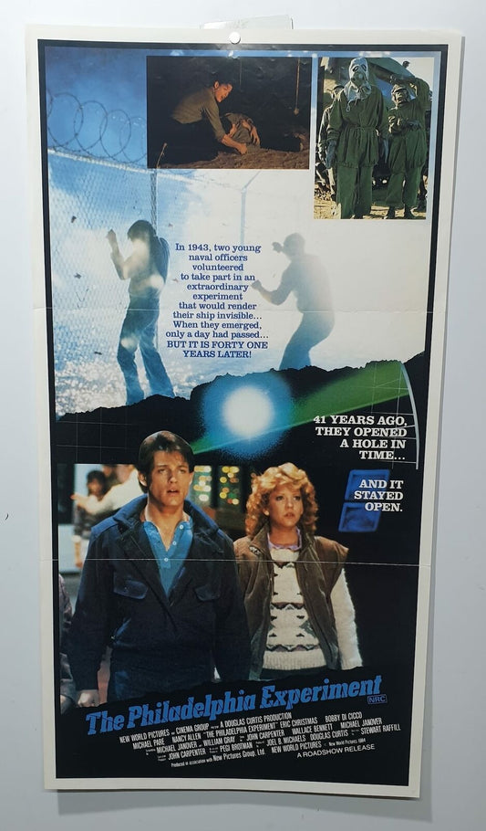 ORIGINAL DAYBILL MOVIE POSTER - THE PHILADELPHIA EXPERIMENT - 1984