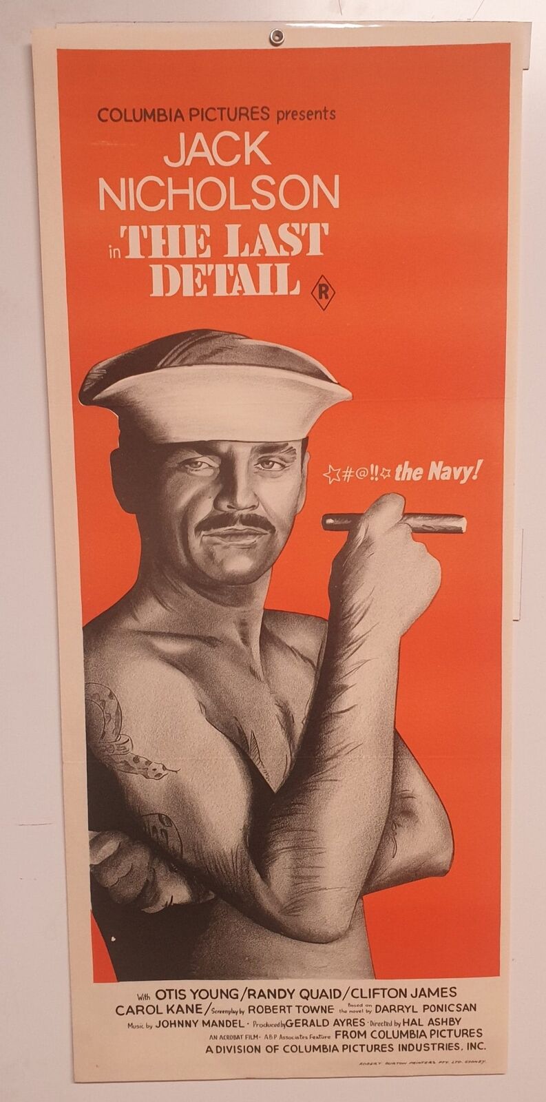 ORIGINAL DAYBILL MOVIE POSTER - THE LAST DETAIL - 1973