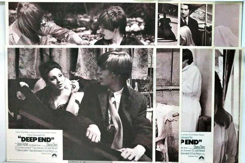 ORIGINAL LOBBY CARDS - DEEP END - 1971 - set of 8