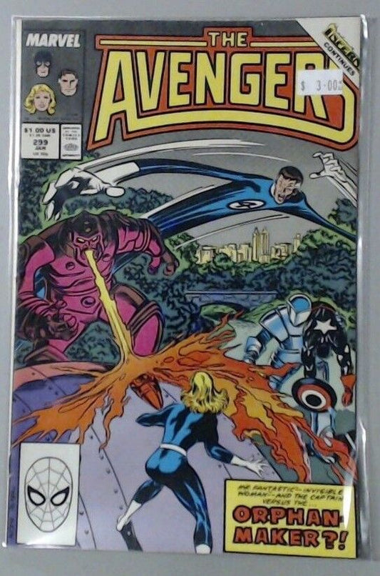 COMIC BOOK -- IRON MAN HULK CAPTAIN AMERICA THE AVENGERS MARVEL #299