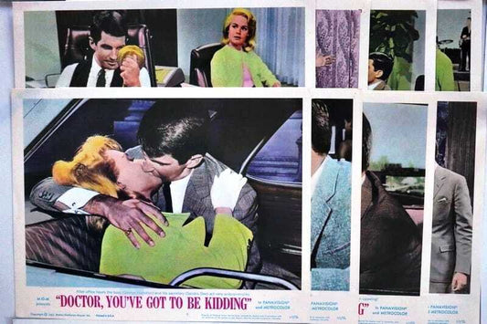 ORIGINAL LOBBY CARDS - DOCTOR, YOU'VE GOT TO BE KIDDING - 1967 - set of 8