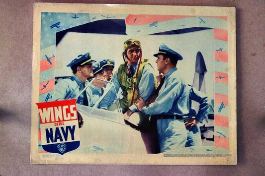 ORIGINAL LOBBY CARD - WINGS OF THE NAVY - 1939 - key card