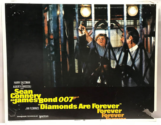 ORIGINAL LOBBY CARD - DIAMONDS ARE FOREVER - 1971 - James Bond - card #7