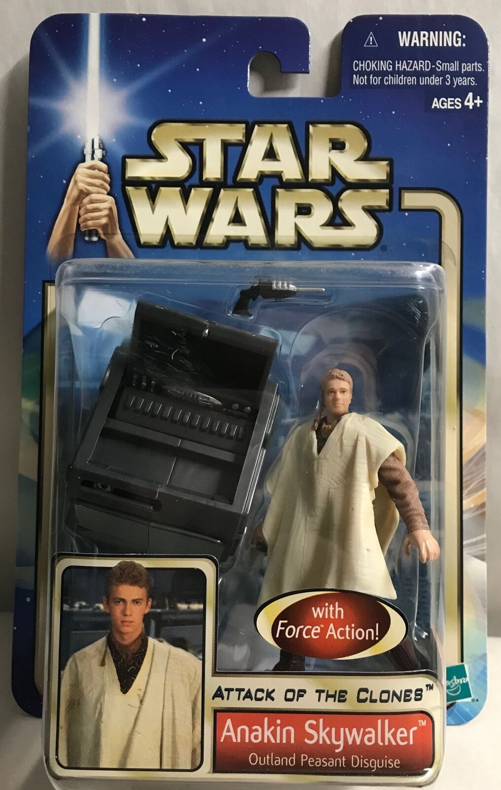 STAR WARS - HASBRO - AOTC - ANAKIN SKYWALKER - "OUTLAND PEASANT DISGUISE" - w...