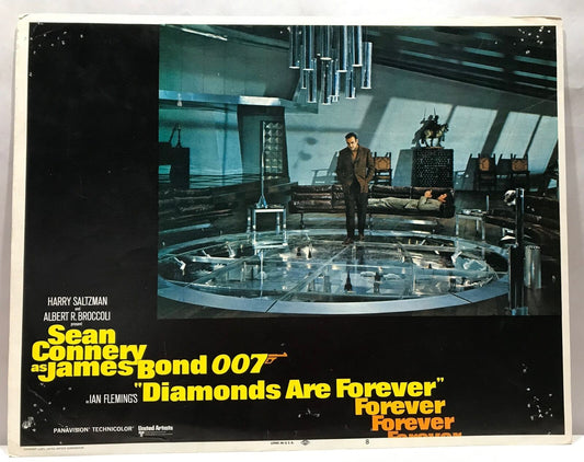 ORIGINAL LOBBY CARD - DIAMONDS ARE FOREVER - 1971 - James Bond - card #8