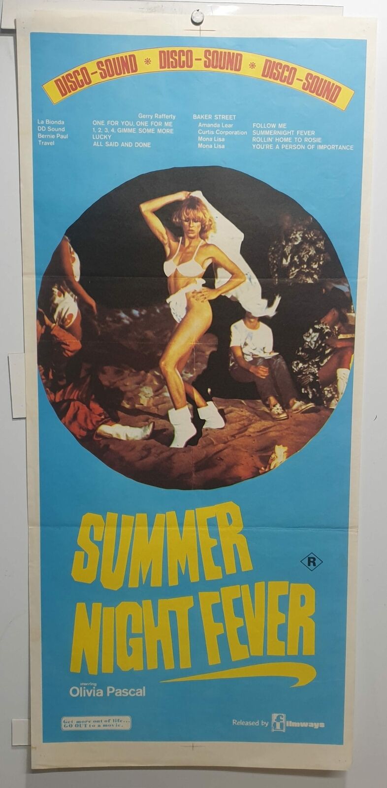 ORIGINAL DAYBILL MOVIE POSTER - SUMMER NIGHT FEVER - R-RATED