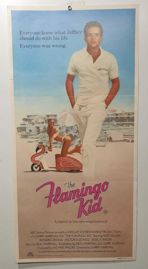 ORIGINAL DAYBILL MOVIE POSTER - THE FLAMINGO KID - 1984