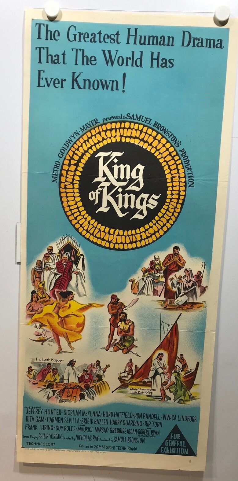 ORIGINAL DAYBILL MOVIE POSTER - KING OF KINGS