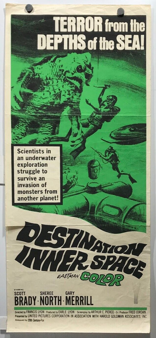 ORIGINAL DAYBILL MOVIE POSTER - DESTINATION INNER SPACE