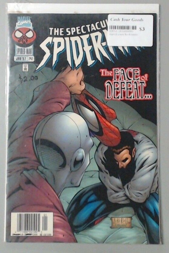 COMIC BOOK - MARVEL COMICS - SPIDERMAN - SPECTACULAR SPIDER-MAN #242