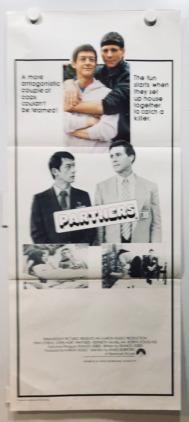 ORIGINAL DAYBILL MOVIE POSTER - PARTNERS