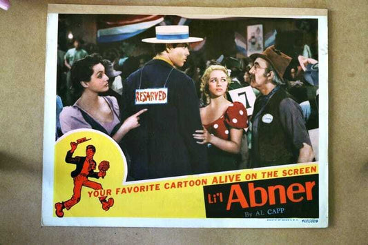 ORIGINAL LOBBY CARD - LI'L ABNER - 1940 - key card