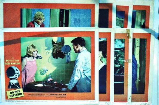 ORIGINAL LOBBY CARDS - DO NOT DISTURB - 1965 - set of 8