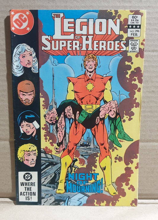 COMIC BOOK ~  DC LEGION OF SUPER HEROES #296