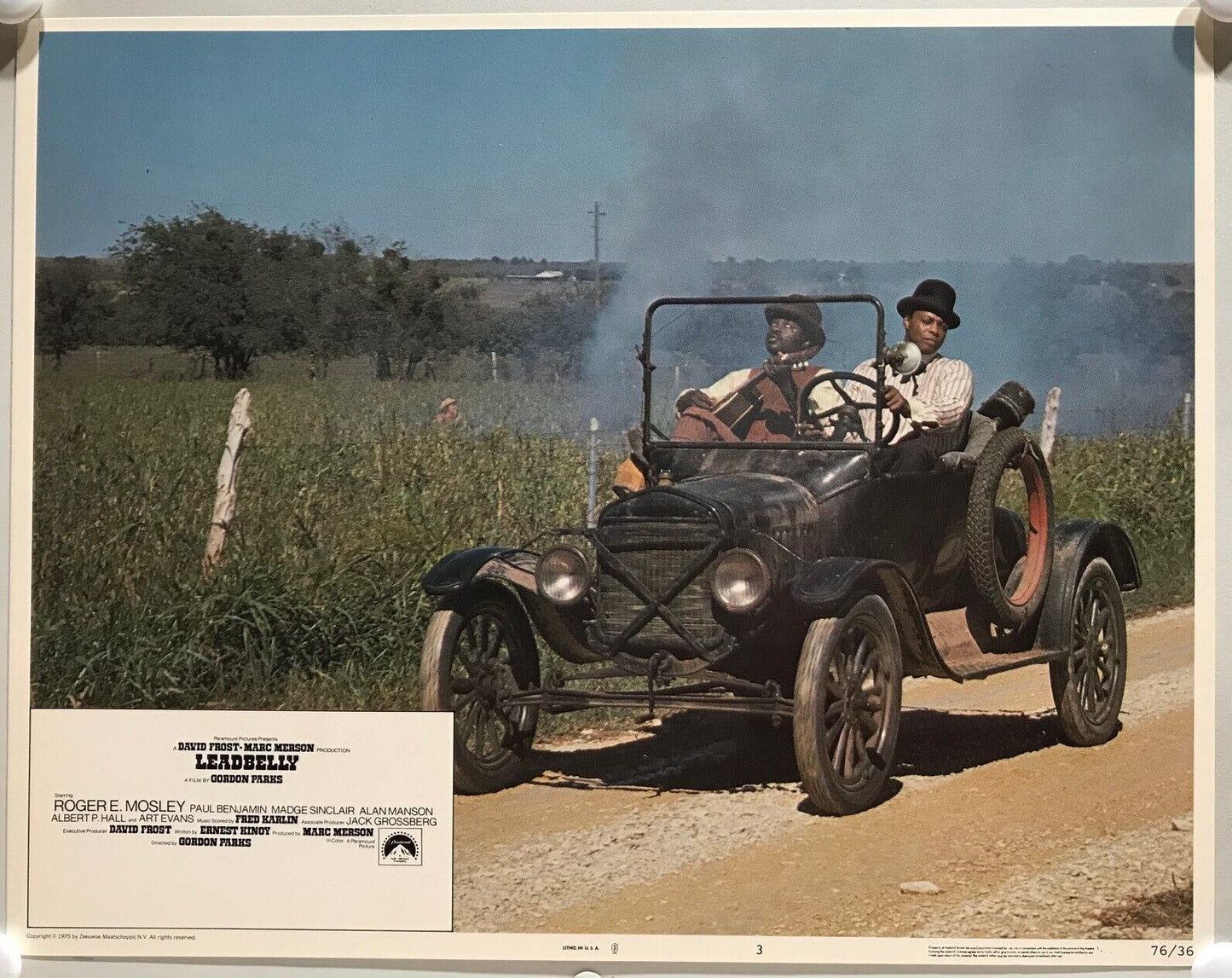 ORIGINAL LOBBY CARDS - LEADBELLY - 1976 - set of 8