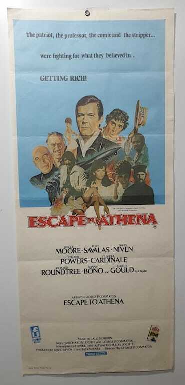 ORIGINAL DAYBILL MOVIE POSTER - ESCAPE TO ATHENA