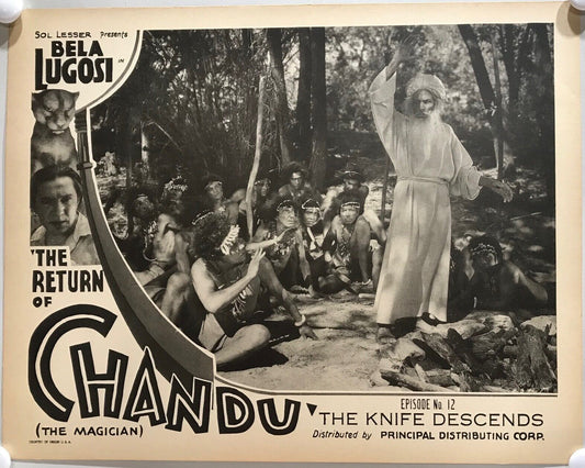 ORIGINAL SERIAL LOBBY CARD - THE RETURN OF CHANDU (a) - 1934 - Ch 12 "The Kni...