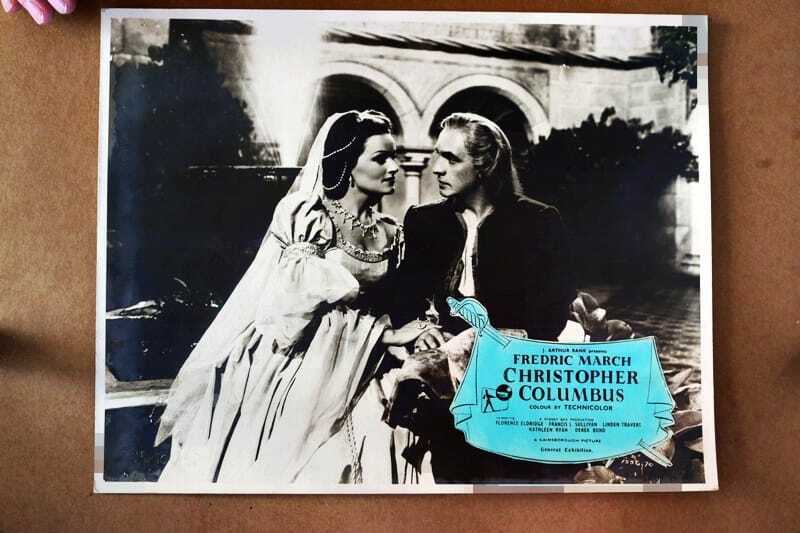 ORIGINAL LOBBY CARD - CHRISTOPHER COLUMBUS - 1949 - title card