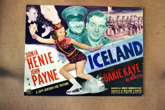 ORIGINAL LOBBY CARD - ICELAND - 1942 - title card