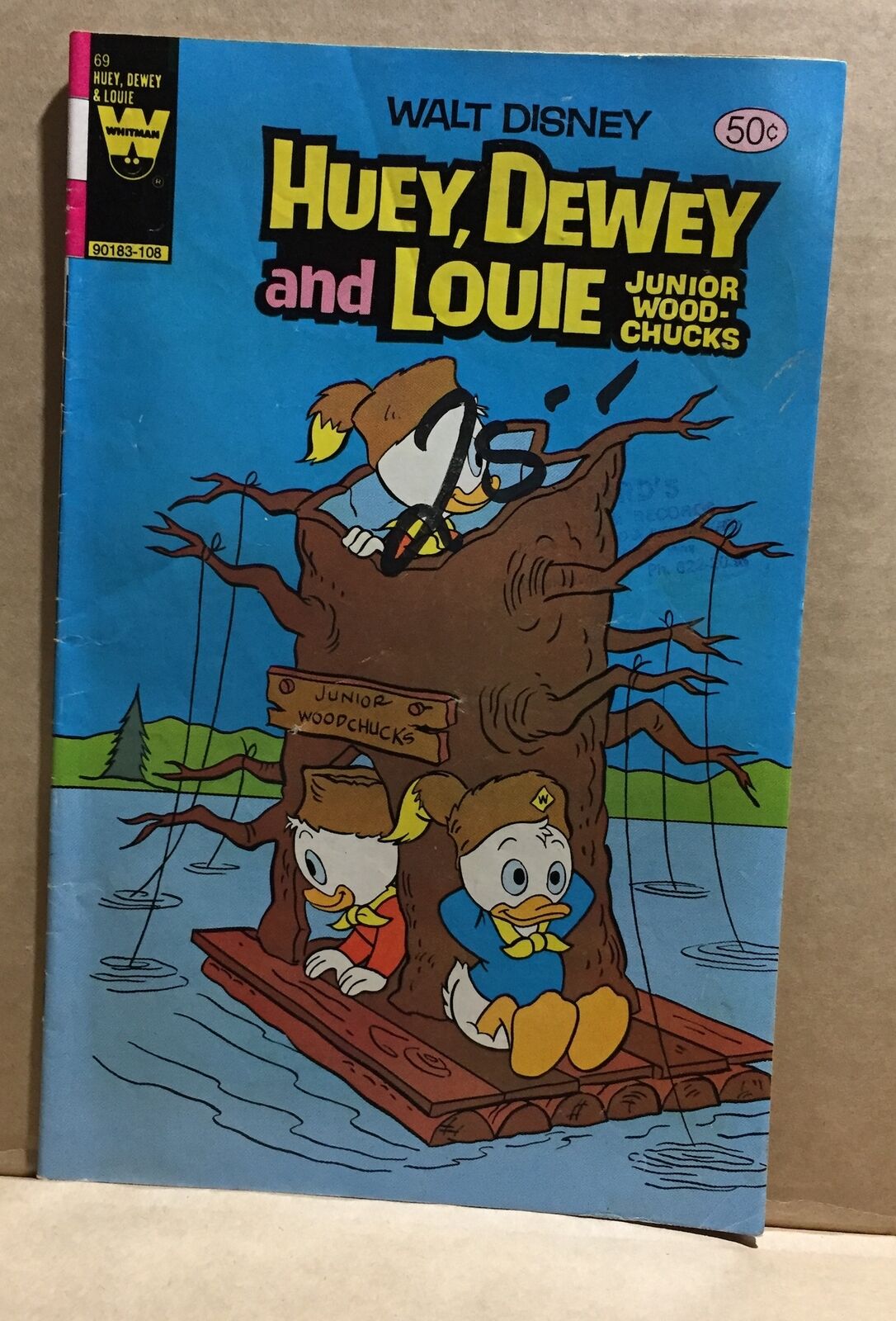 COMIC BOOK - WALT DISNEY HUEY DEWEY LOUIE 108