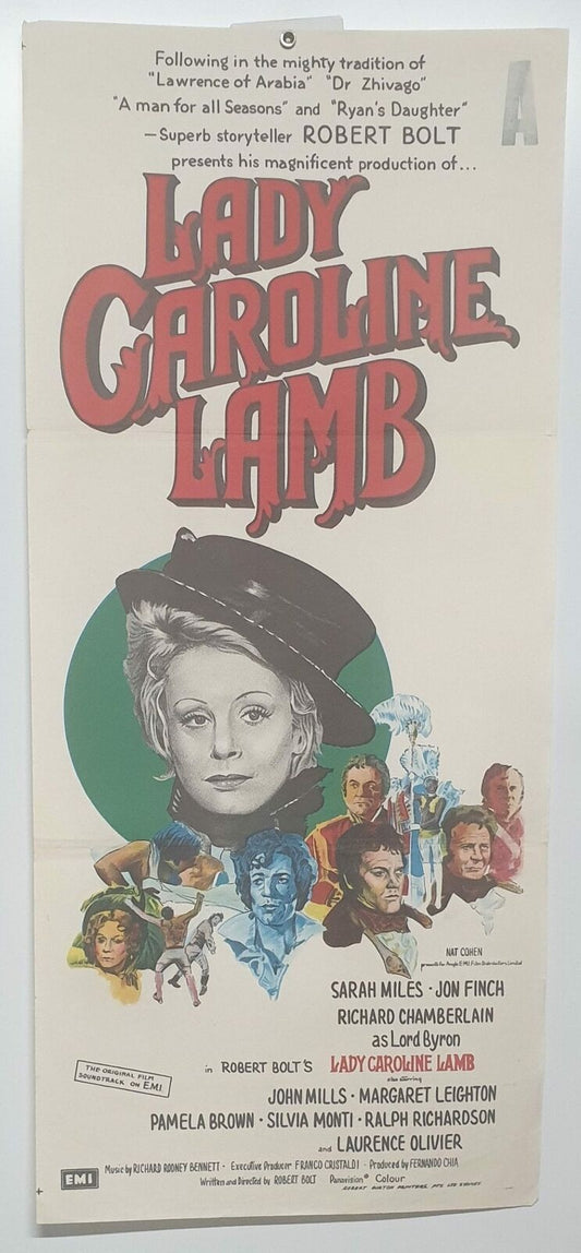 ORIGINAL DAYBILL MOVIE POSTER - LADY CAROLINE LAMB