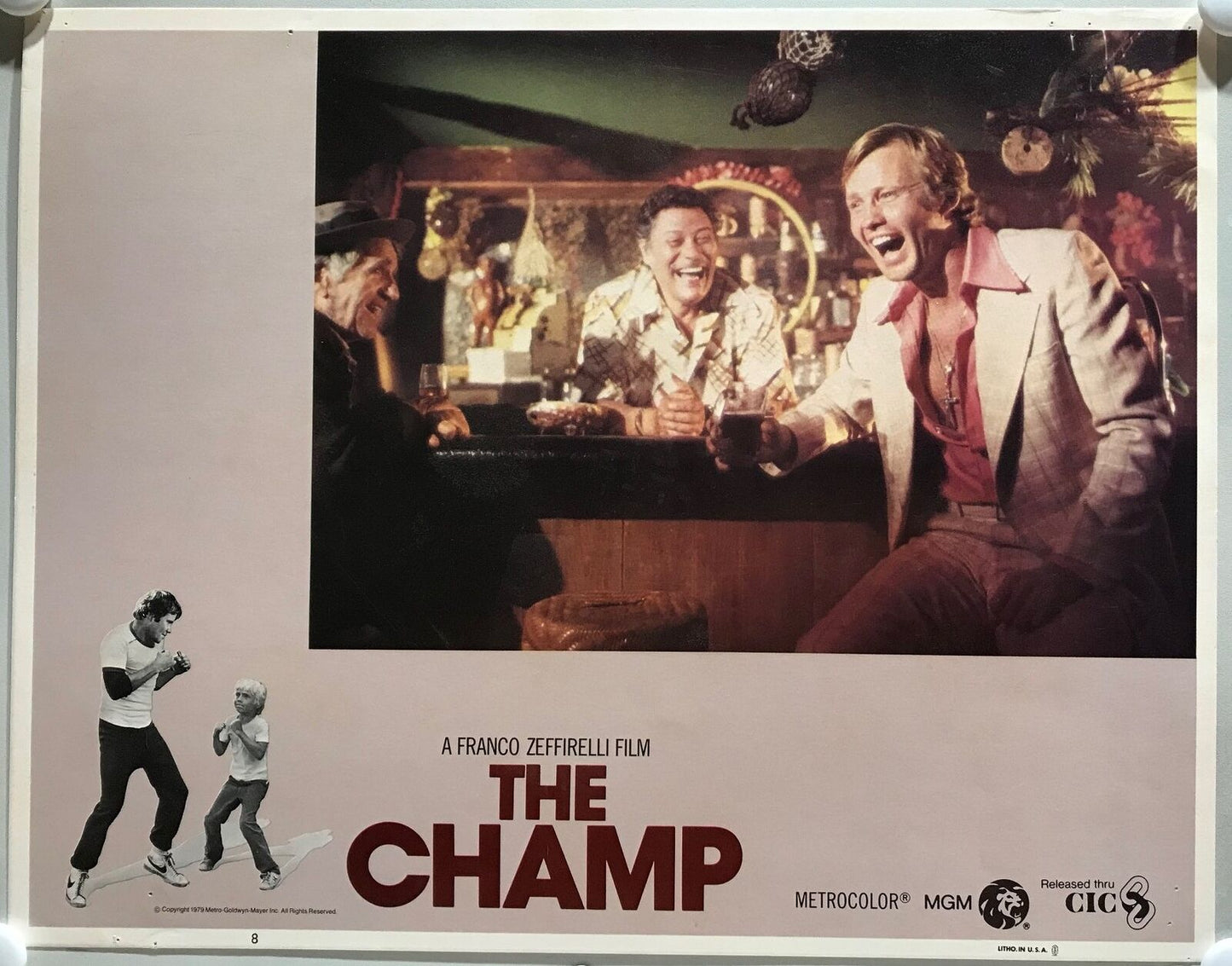 ORIGINAL LOBBY CARDS - THE CHAMP - 1979 - set of 8