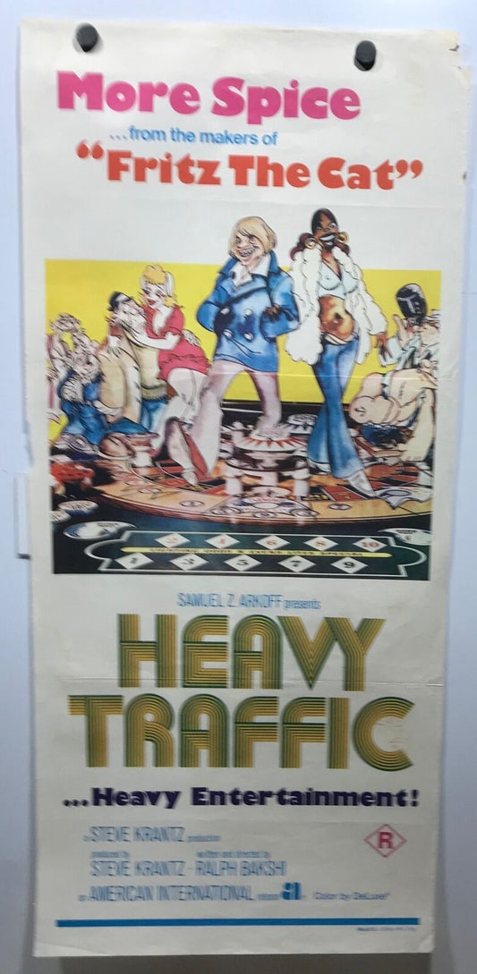 ORIGINAL DAYBILL MOVIE POSTER - HEAVY TRAFFIC