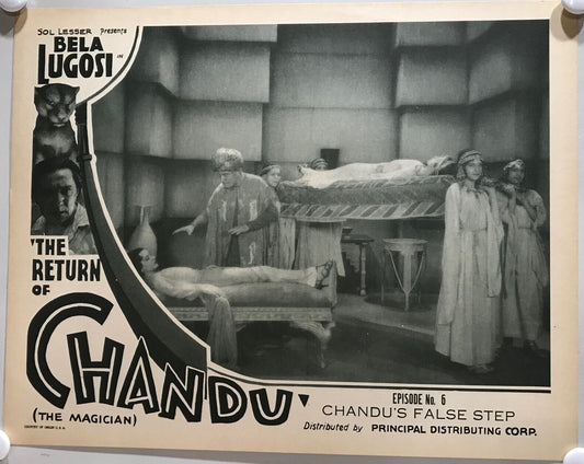 ORIGINAL SERIAL LOBBY CARD - THE RETURN OF CHANDU (d) - 1934 - Ch 6 "Chandu's...