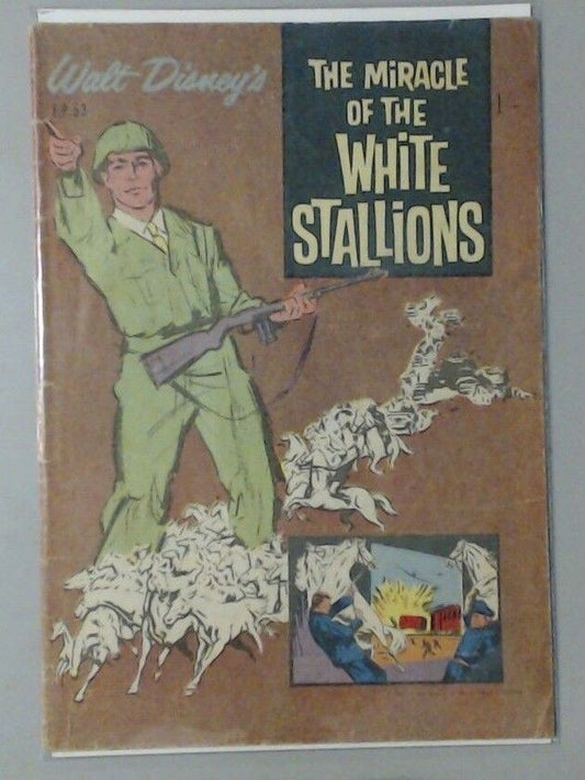 COMIC BOOK WALT DISNEY'S THE MIRACLE OF THE WHITE STALLIONS F.P.53